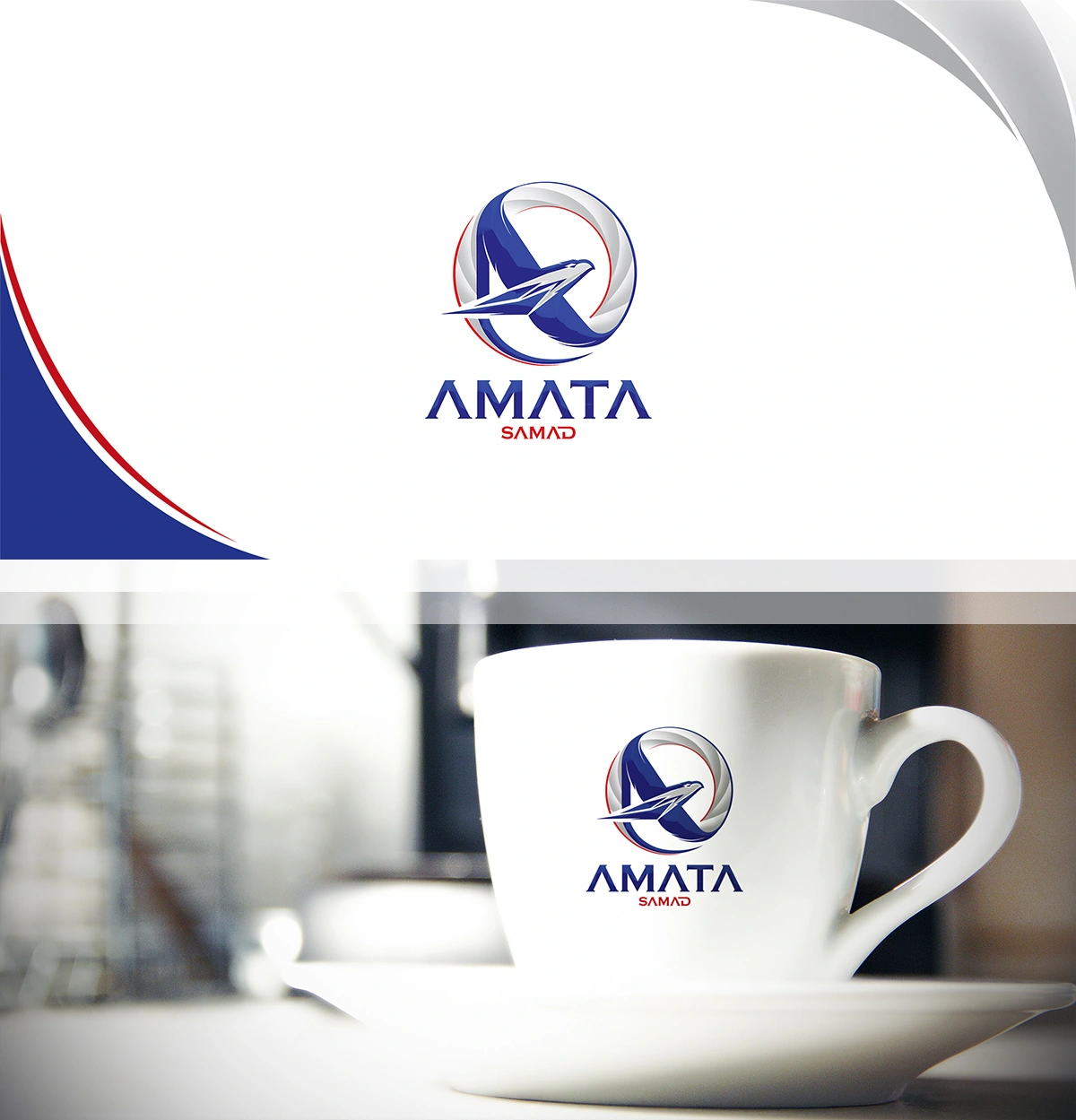 AmataSamad Brand Visual Identity and Logo Design