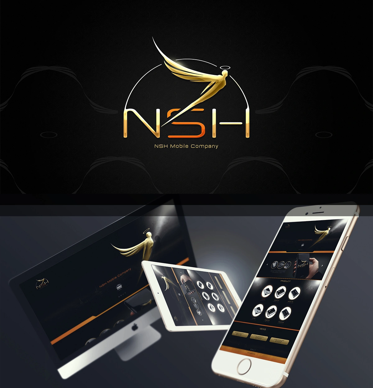 NSH Brand Visual Identity and Logo Design