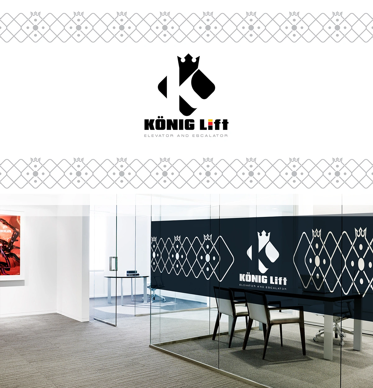 Konig Lift Brand Visual Identity and Logo