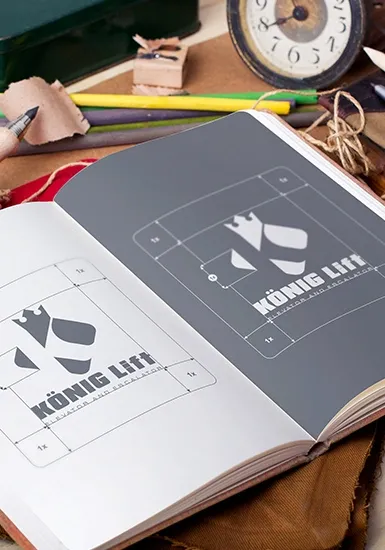 Konig Lift Brand Visual Identity and Logo