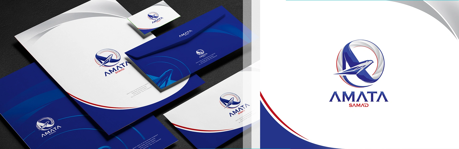 AmataSamad Brand Visual Identity and Logo Design