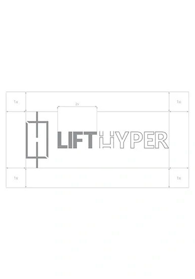 LIFT HYPER Logo and Brand Visual Identity