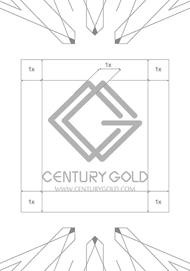 Century Gold Dubai Logo and Brand Visual Identity