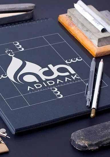 ADI DA AK Global Trading Logo and Brand Visual Identity Desgin