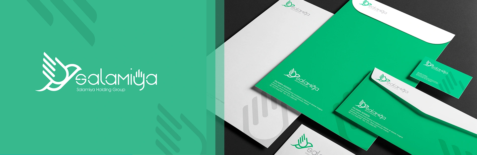 Salamiya Logo and Brand Visual Identity Design